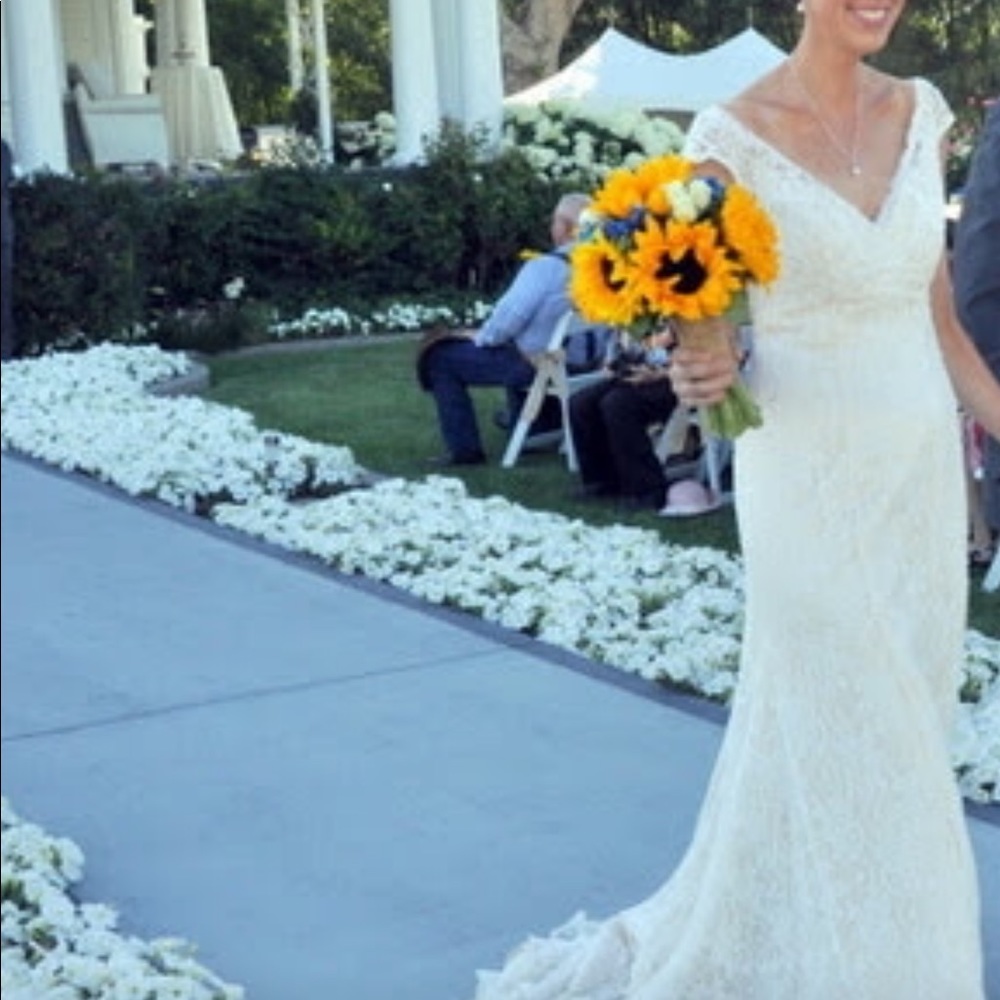 Lace and Bead Wedding Dress